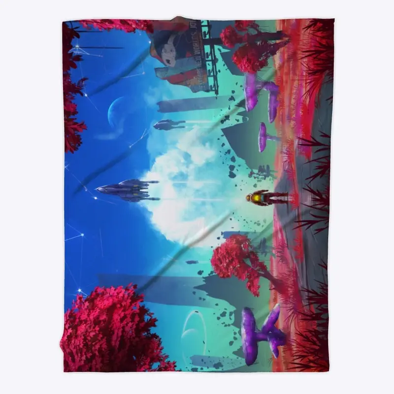 Space Collection - Fleece Blanket